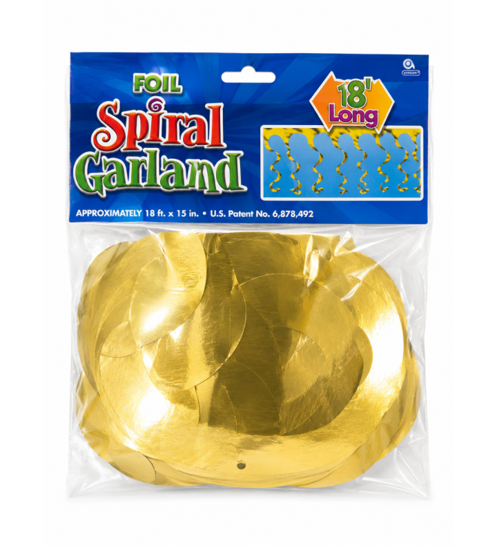 Foil Spiral Garland