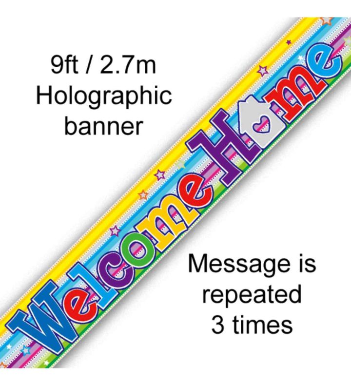 9ft Oaktree 'Welcome Home' Swirl Holo Banner