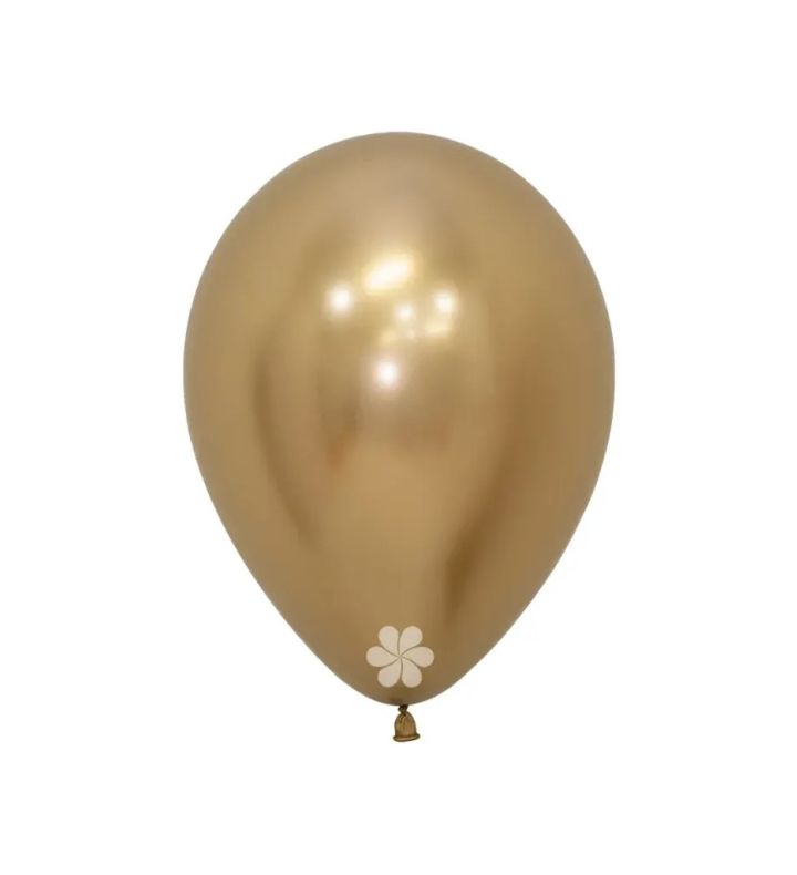9" Sempertex Reflex Gold 970 Latex Balloons 80ct