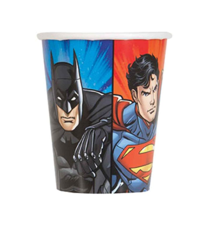 9oz Unique Party Justice League Cups 8ct.