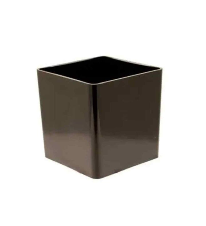 10cm Acrylic Cube Black