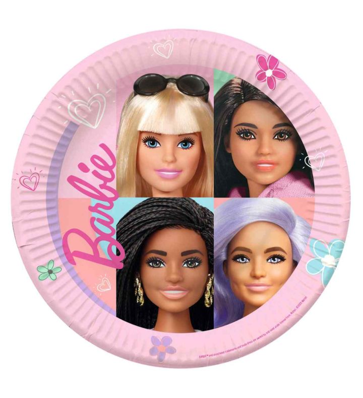 Barbie Sweet Life Paper Plates 8ct