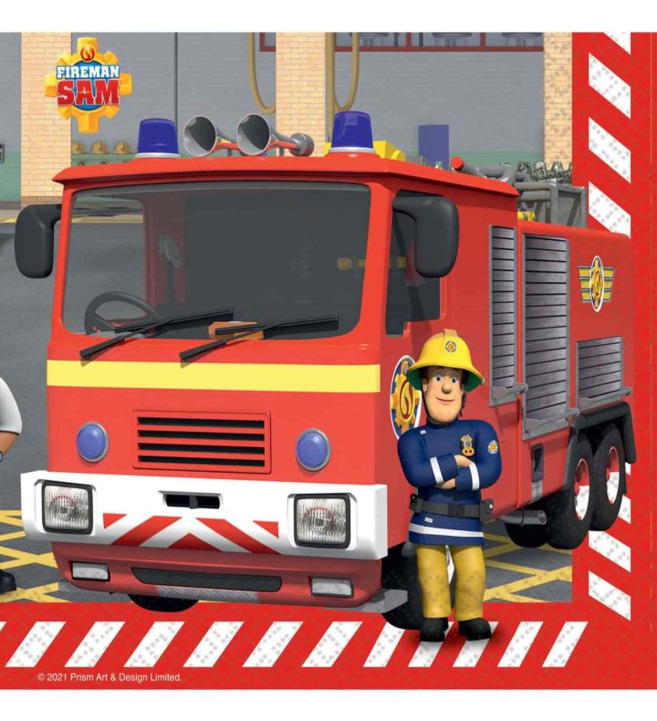 Fireman Sam Luncheon Napkins 16ct