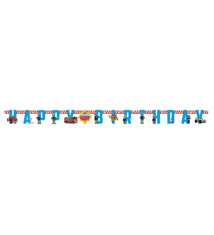 Fireman Sam Letter Banner 1.8m