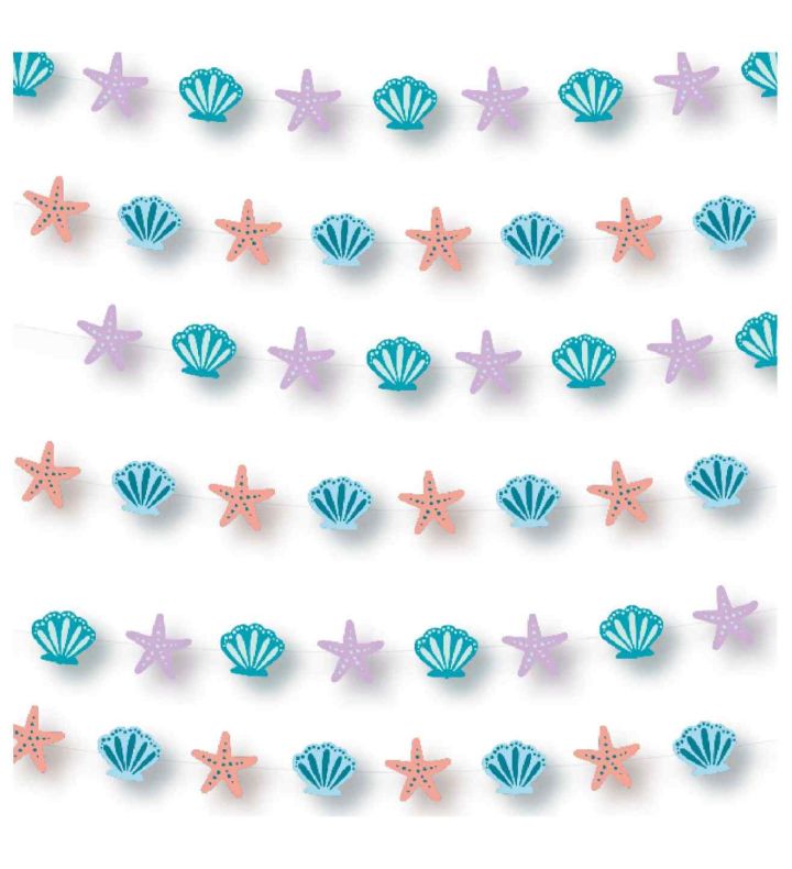 Mermaid Tales String Decorations 2.13m 6ct