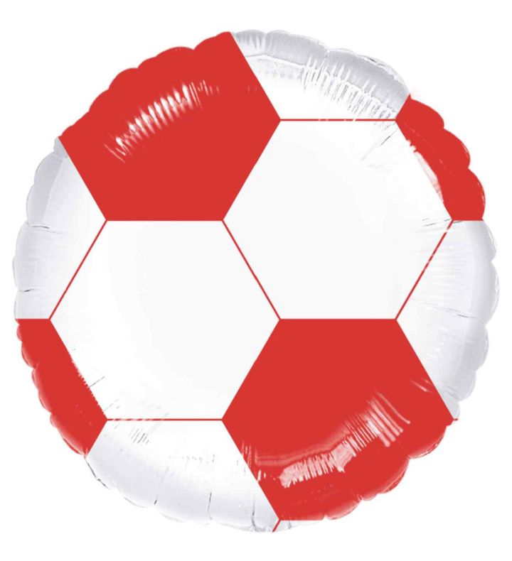 18" Red Football Foil Balloon