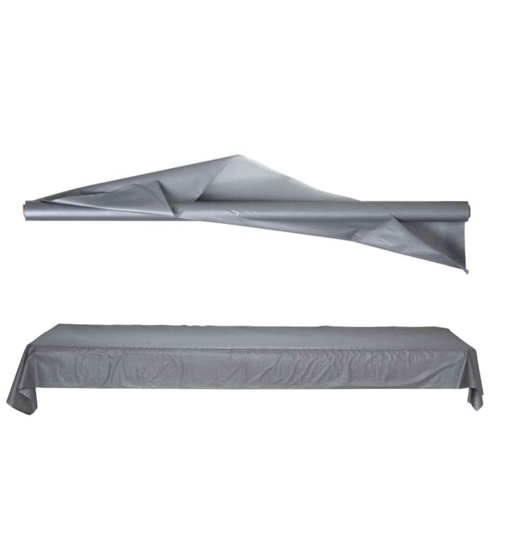 Silver Sparkle Solid Table Roll 1m x 30.5m
