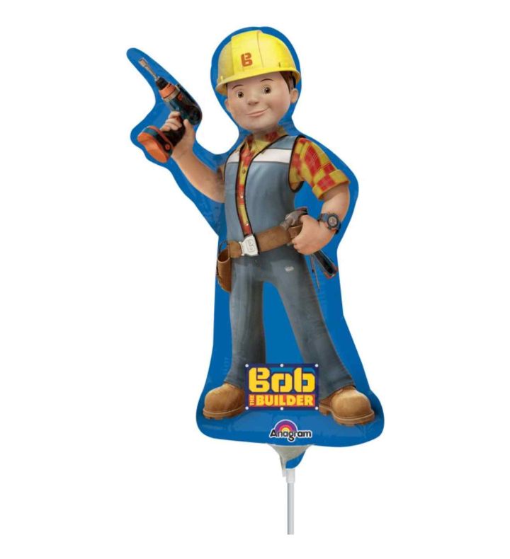 Mini Bob the Builder Anagram Foil Balloon