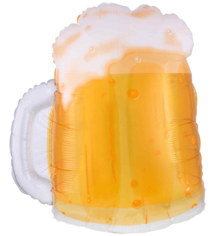 Beer Mug See-Thru SuperShape Foil Balloon