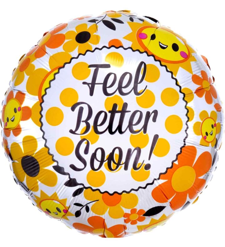 17" Feel Better Soon! Foil Balloon