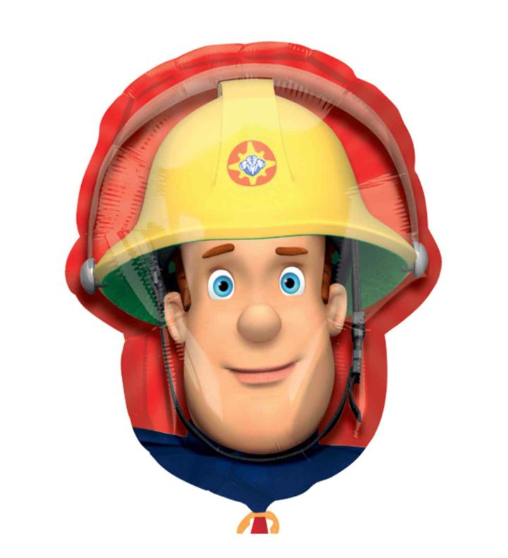 Anagram Fireman Sam Head SuperShape Foil Balloon