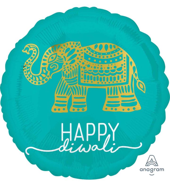 17" Anagram Diwali Celebration Foil Balloon