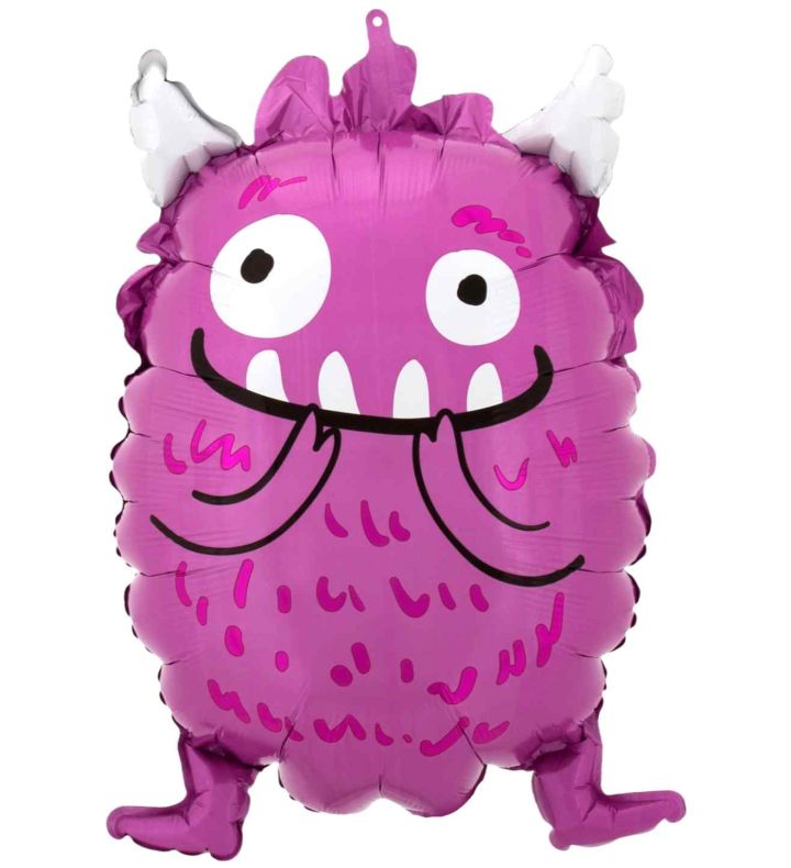 Happy Little Monster Shape Foil Balloon