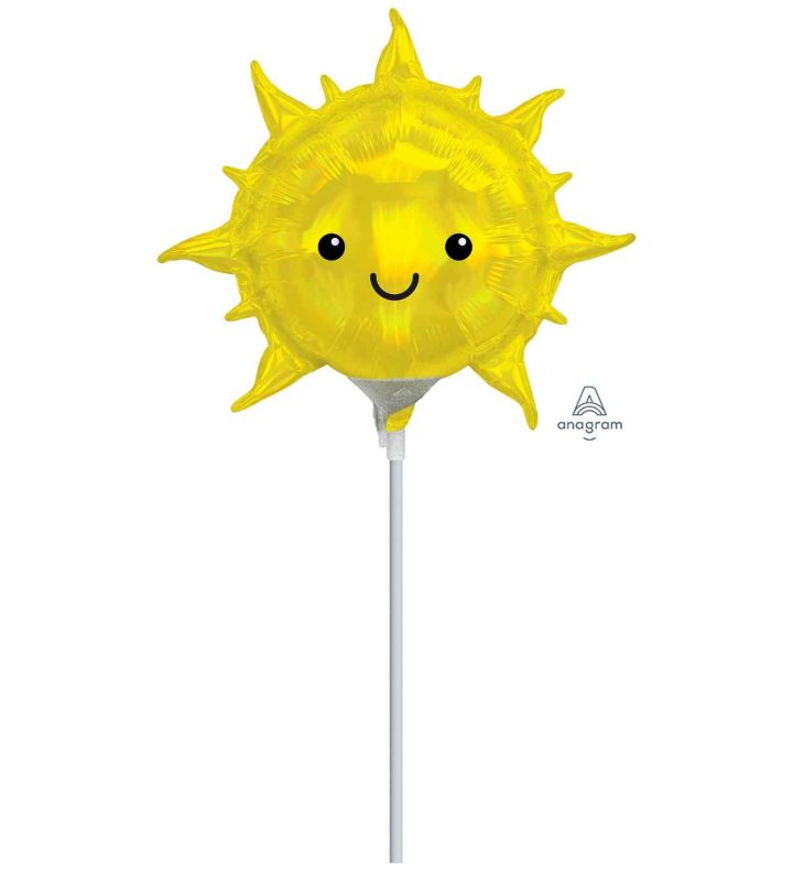 Mini Holographic Sun Anagram Foil Balloon