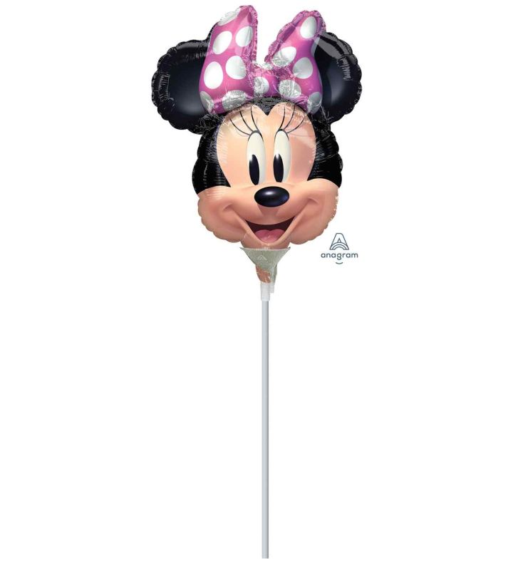Mini Minnie Mouse Head Anagram Foil Balloon