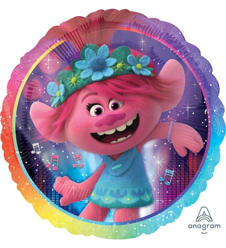 17" Trolls Poppy Foil Balloon