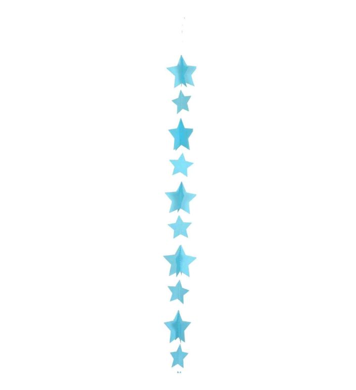 Balloon Tails - Blue Stars 1.2m