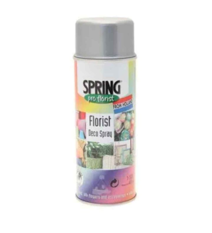 Florist Aerosol Spray Paint Brite Silver 003 400ml
