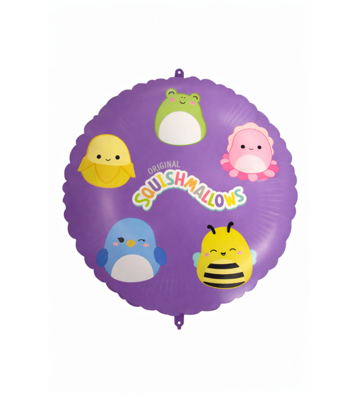 18" Squishmallows Round Foil Balloon