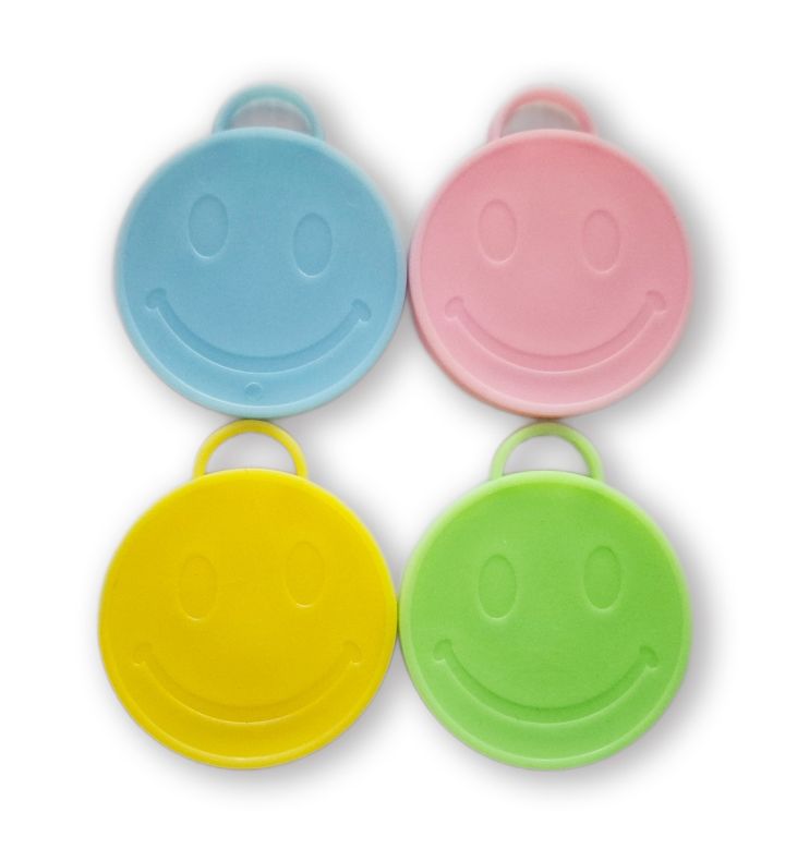 Balloon Weights Smiling Face Pastel Mix 8grm