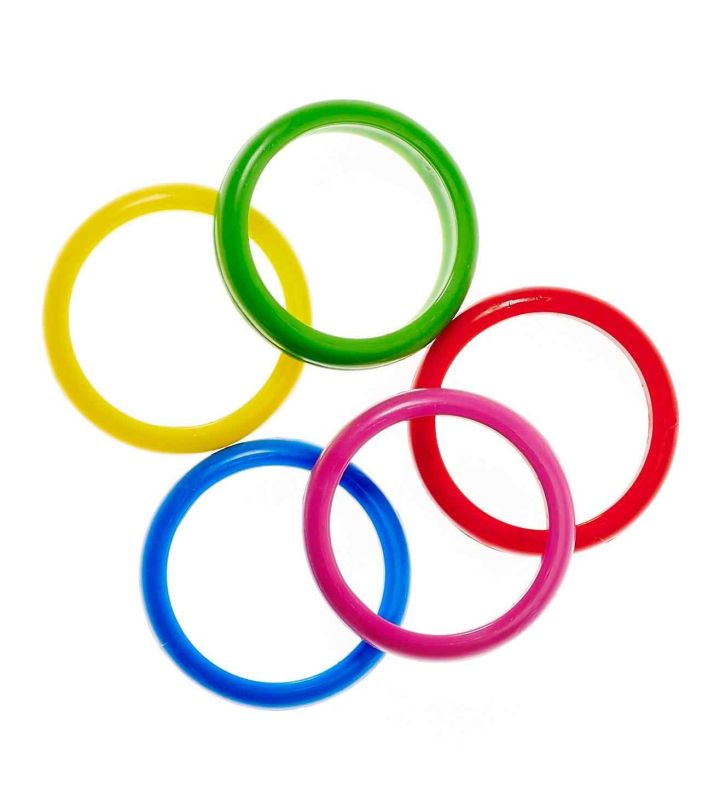 Bangle Weights - Primary Mix 7.5cm diameter 100ct