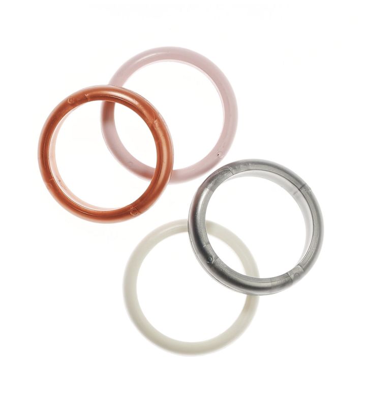 Bangle Weights - White, Rose Gold, Silver, Pink 7.5cm diameter 100ct