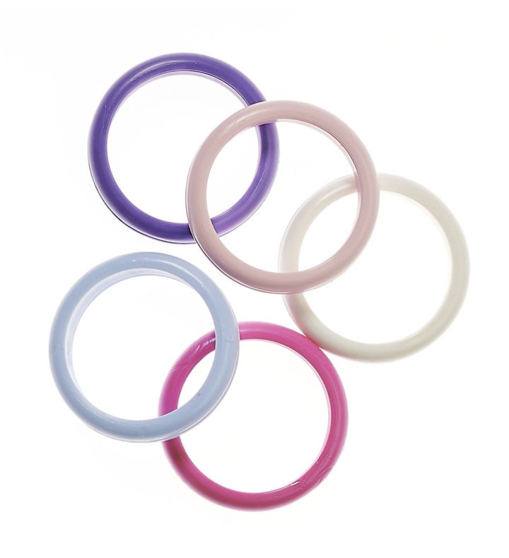 Bangle Weights - Pastel Mix 7.5cm 100ct
