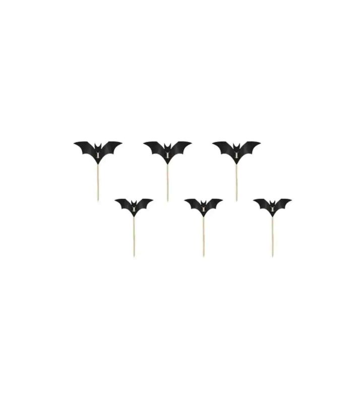 Bat Cupcake Decorations 6pcs
