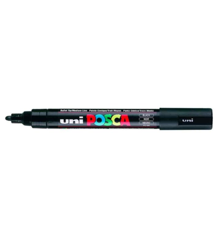 Silver POSCA Medium Bullet Tip