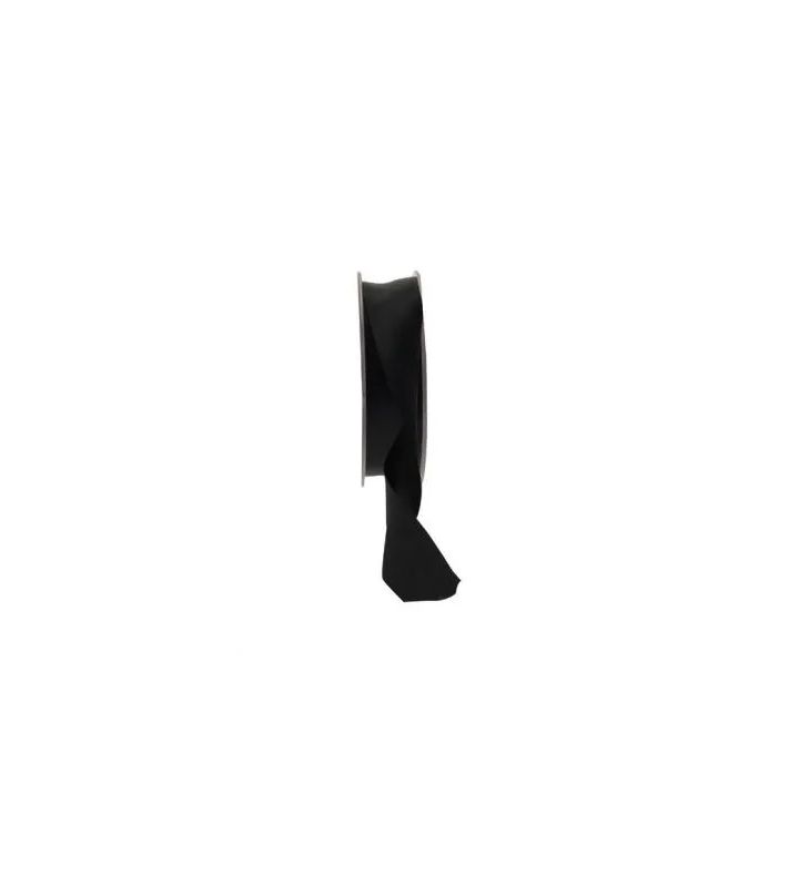 Satin Ribbon Apac Black 25mm x 20m