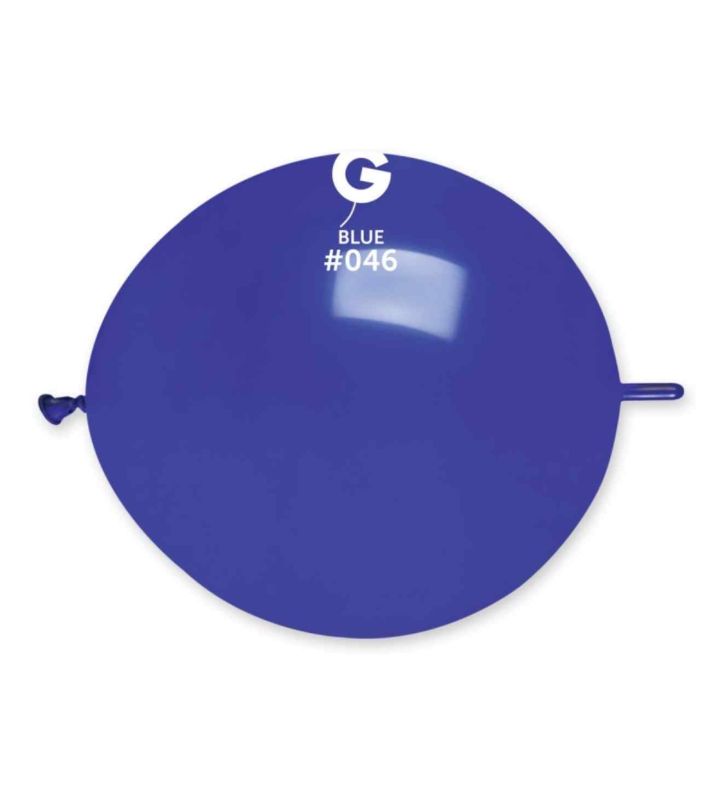 13" Gemar Royal Blue 046 Link Latex Balloons 50ct