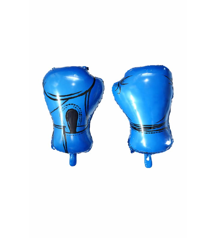 Blue Boxing Glove Foil Balloon