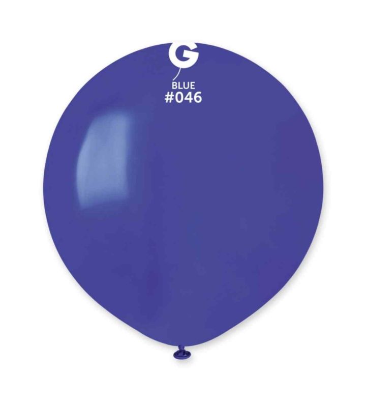 19" Gemar Royal Blue 046 Latex Balloons 25ct