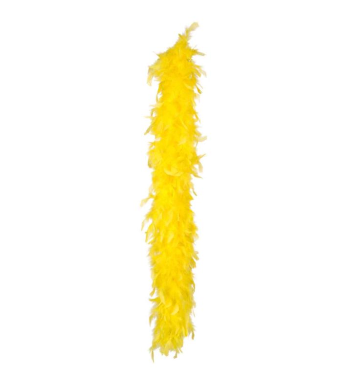 Feather Boa 50g Yellow