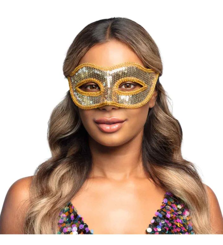 Glitter eye mask