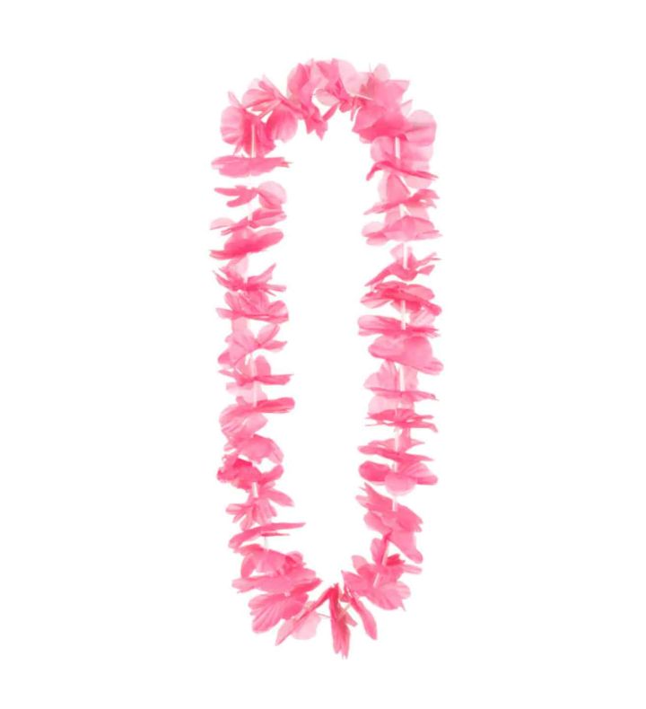 Pink Flower Hawaiian Lei