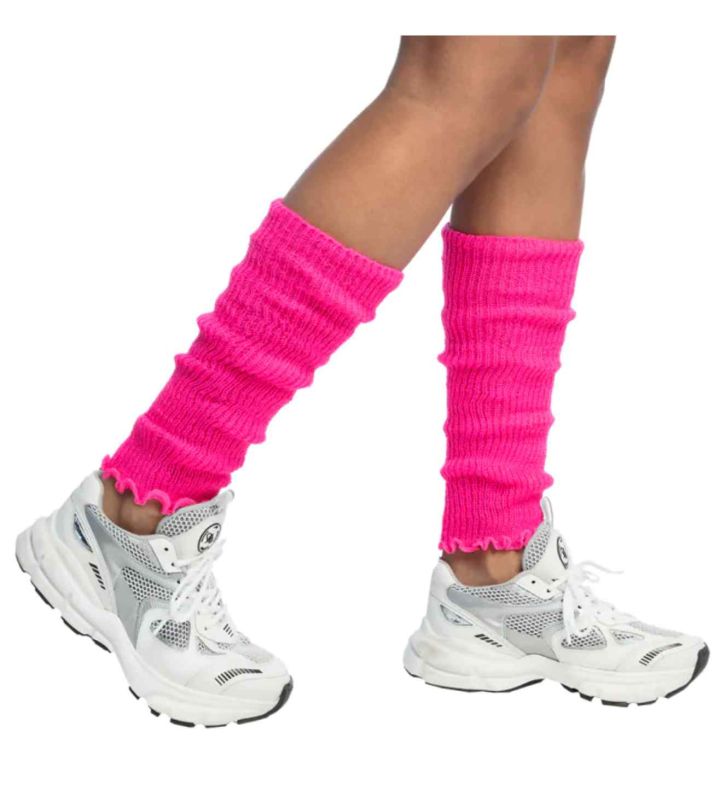 Neon Pink Leg Warmers