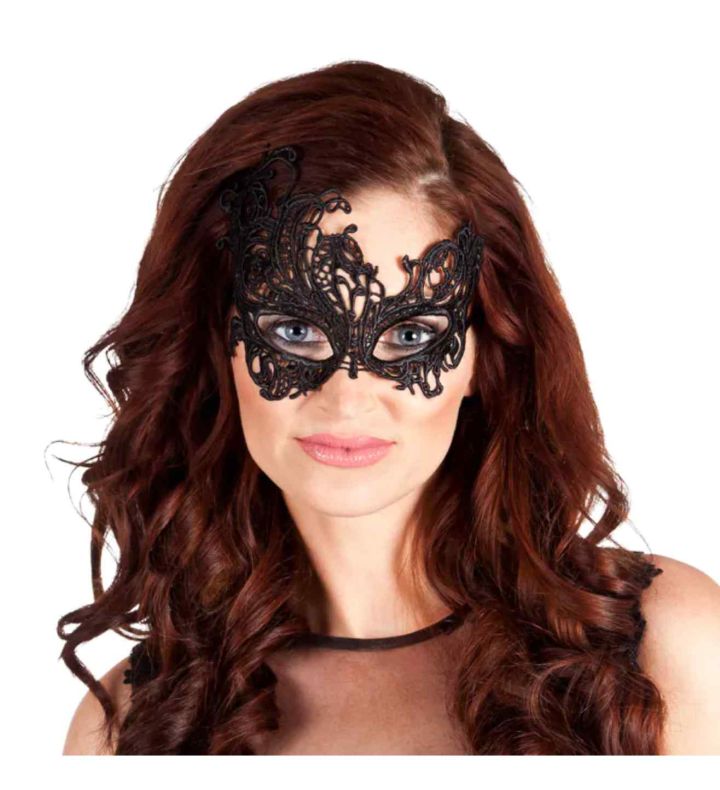 Masquerade black lace mask