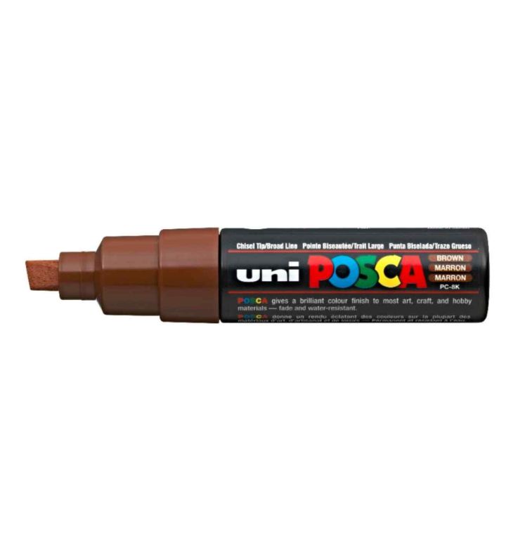 Brown POSCA Broad Chisel Tip