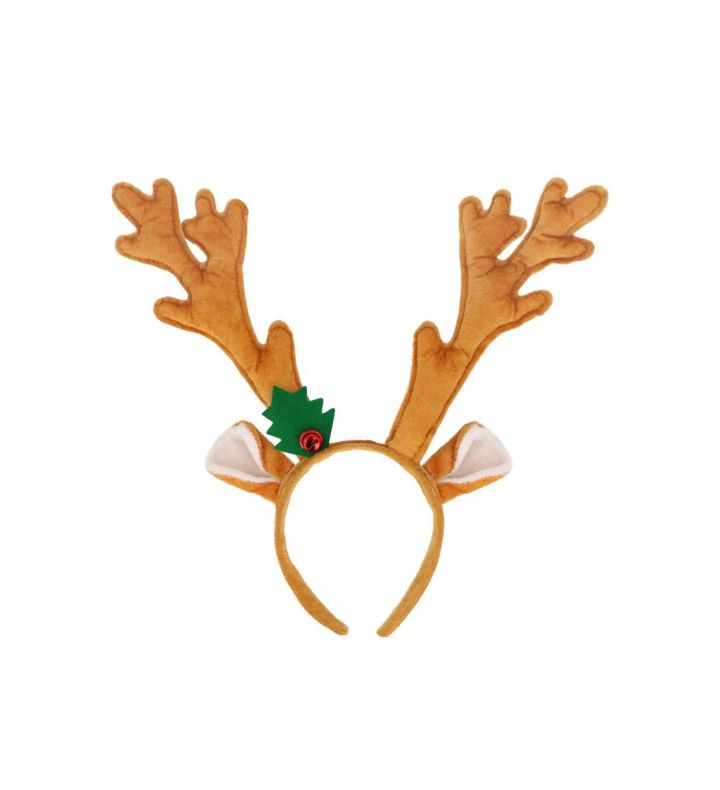 Reindeer Antlers with Bell Headband