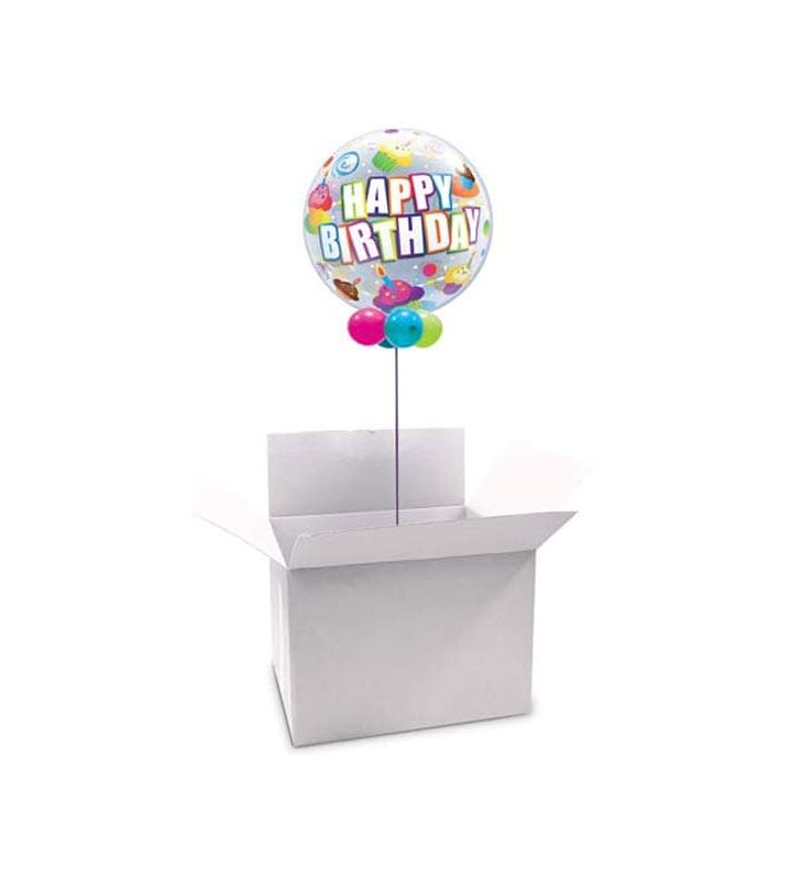 Bubble Box / Gender Reveal Box White 60cm x 42cm x 49cm - STORE COLLECTION ONLY