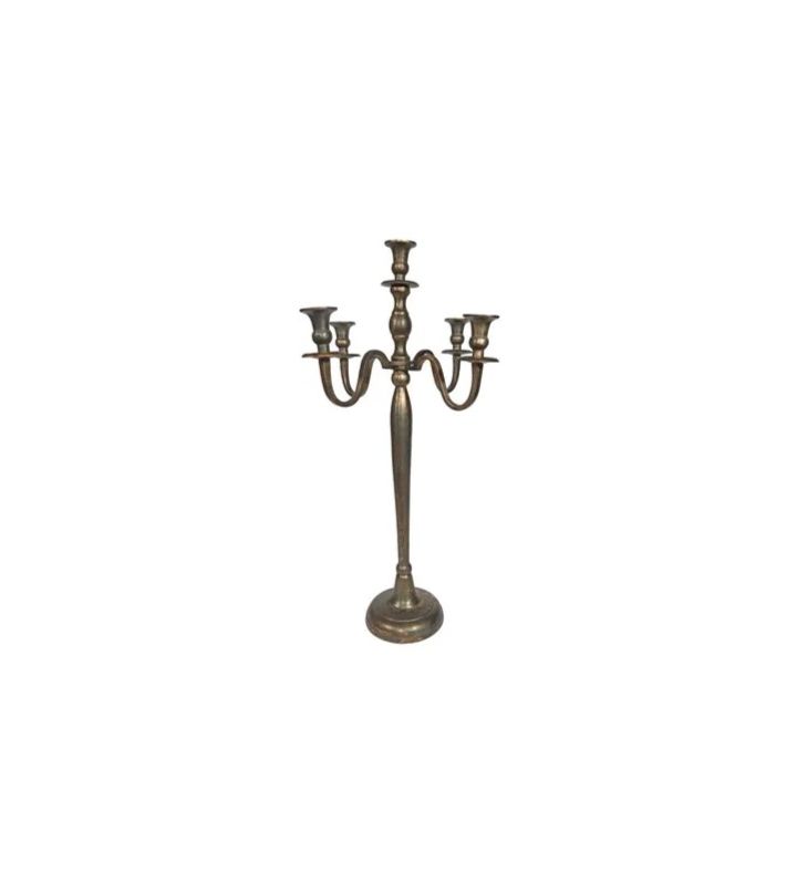 Candelabra Antique Gold 60cm