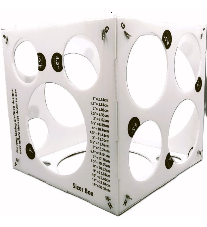 Balloon Sizer Cube