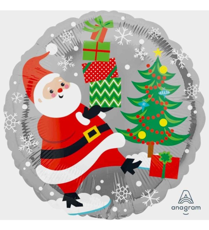17" Anagram 2-Sided Christmas Character Foil Balloon