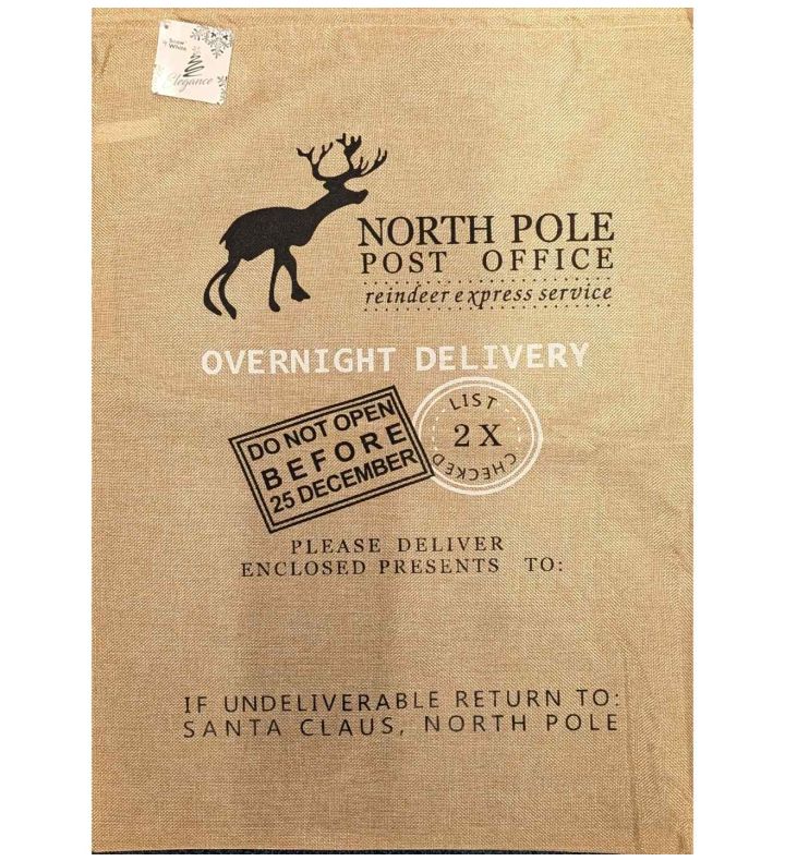 PMS Christmas Santa Sack Beige