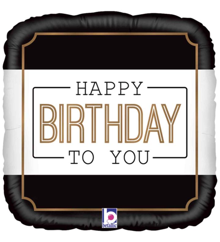 18" Betallic Classic Birthday Round