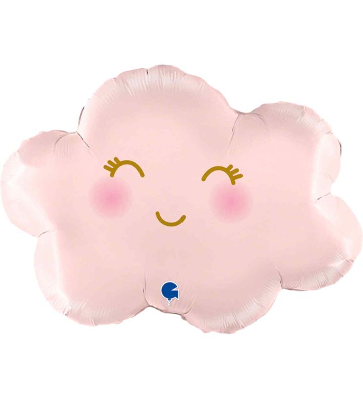 24" Cloudy Satin Pastel Pink