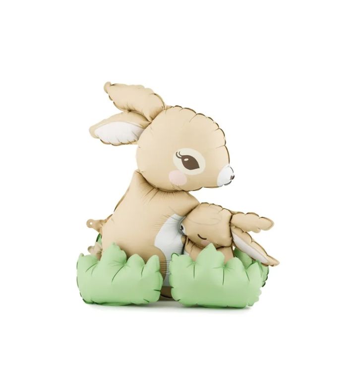 24" Bunny Rabbit Standing Foil Balloon