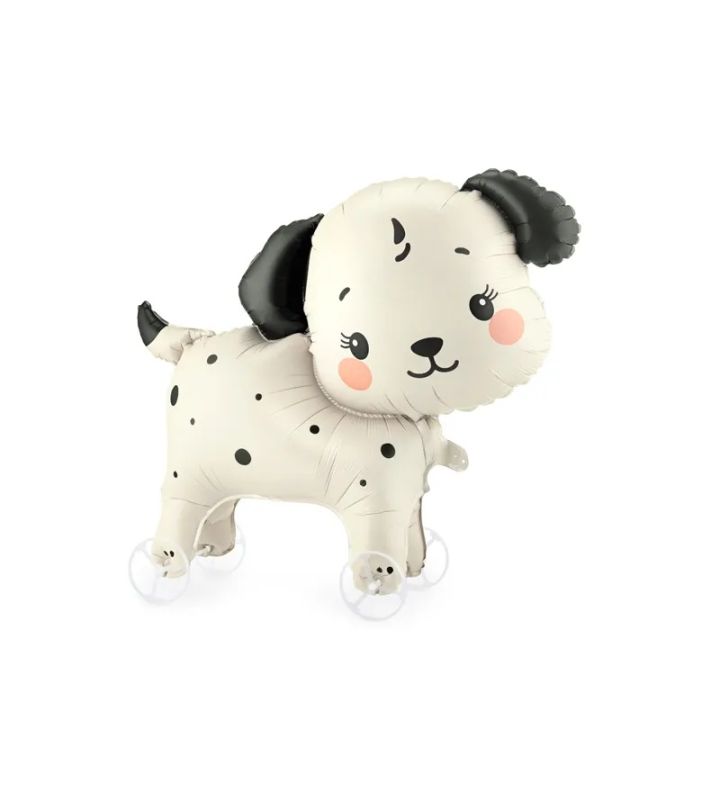 25"  Dog on Wheels Foil Balloon