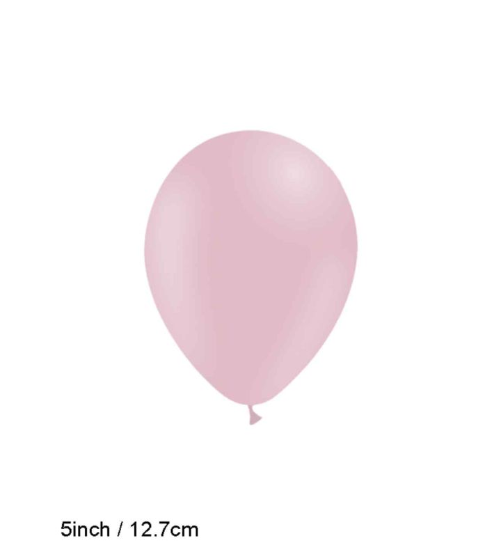 5" Decotex Matte Pastel Pink 107 Latex Balloons 100ct
